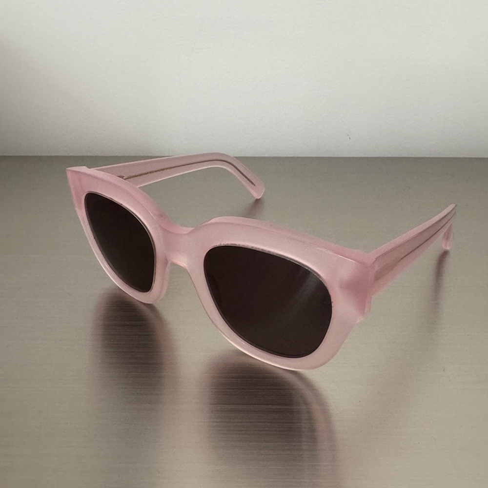 MONOKEL Cleo Clear Pink Sunglasses